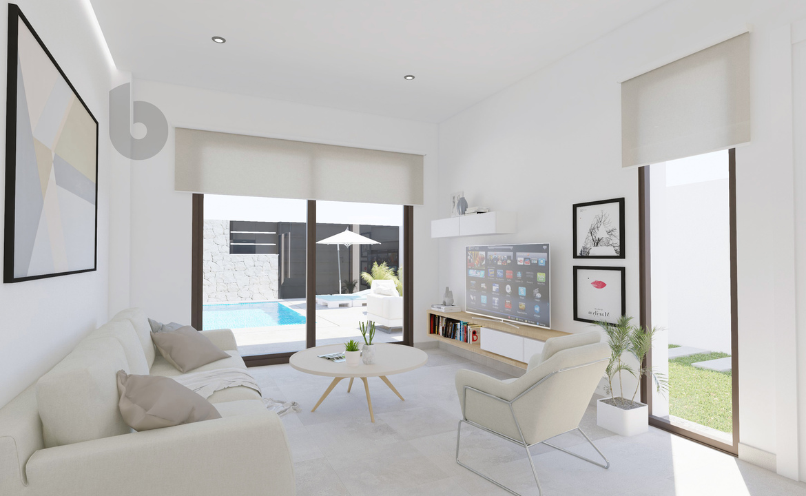 6 Nowe bungalowy nad morzem w Hiszpanii