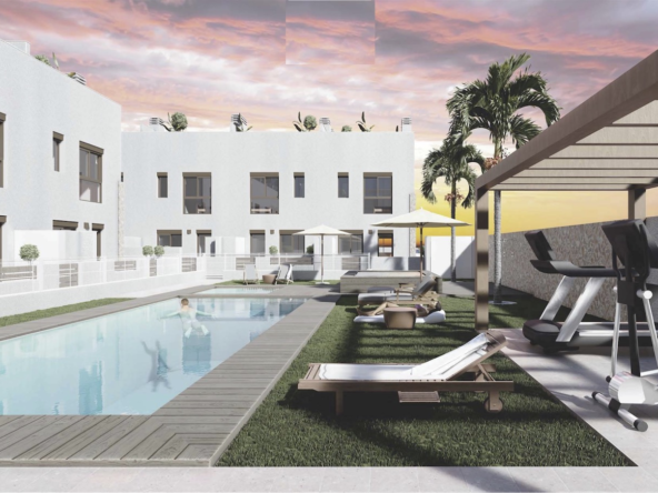 5 domy szeregowe w Pilar de la Horadada